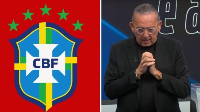  “Um crime”, diz Galvão Bueno sobre camisa vermelha da Seleção Brasileira