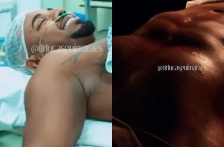  Ex-BBB Davi Brito reaparece na web após cirurgia e exibe resultado de lipoaspiração HD
