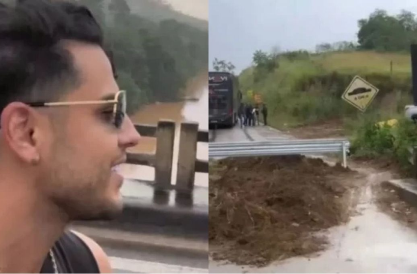  Kevi Jonny fura bloqueio do DNIT e passa de moto por ponte interditada na Bahia