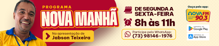 10 Junho - PROGRAMA NOVA MANHA @NovaFM Banner